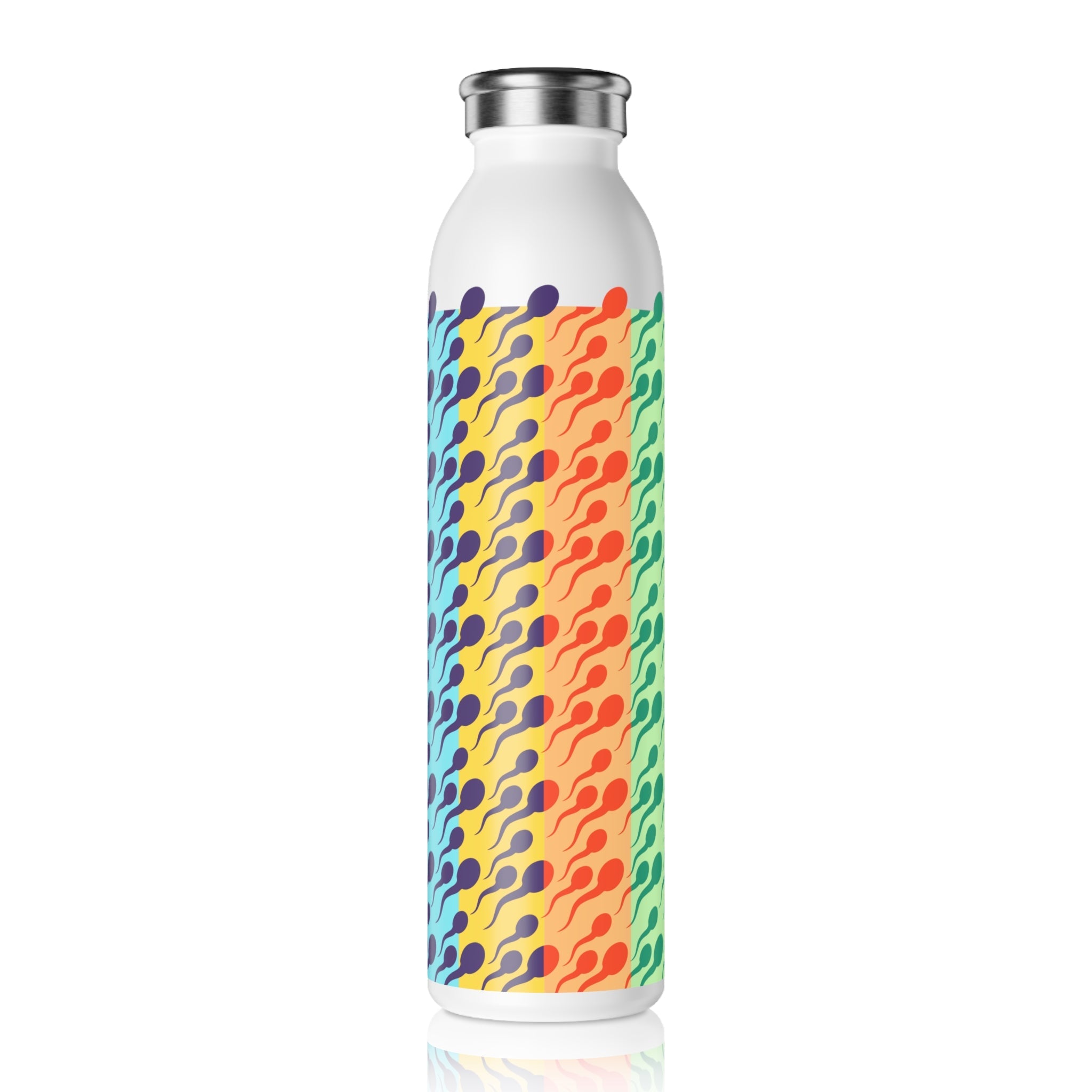 Vibrant Swimmers Stainless Steel Water Bottle