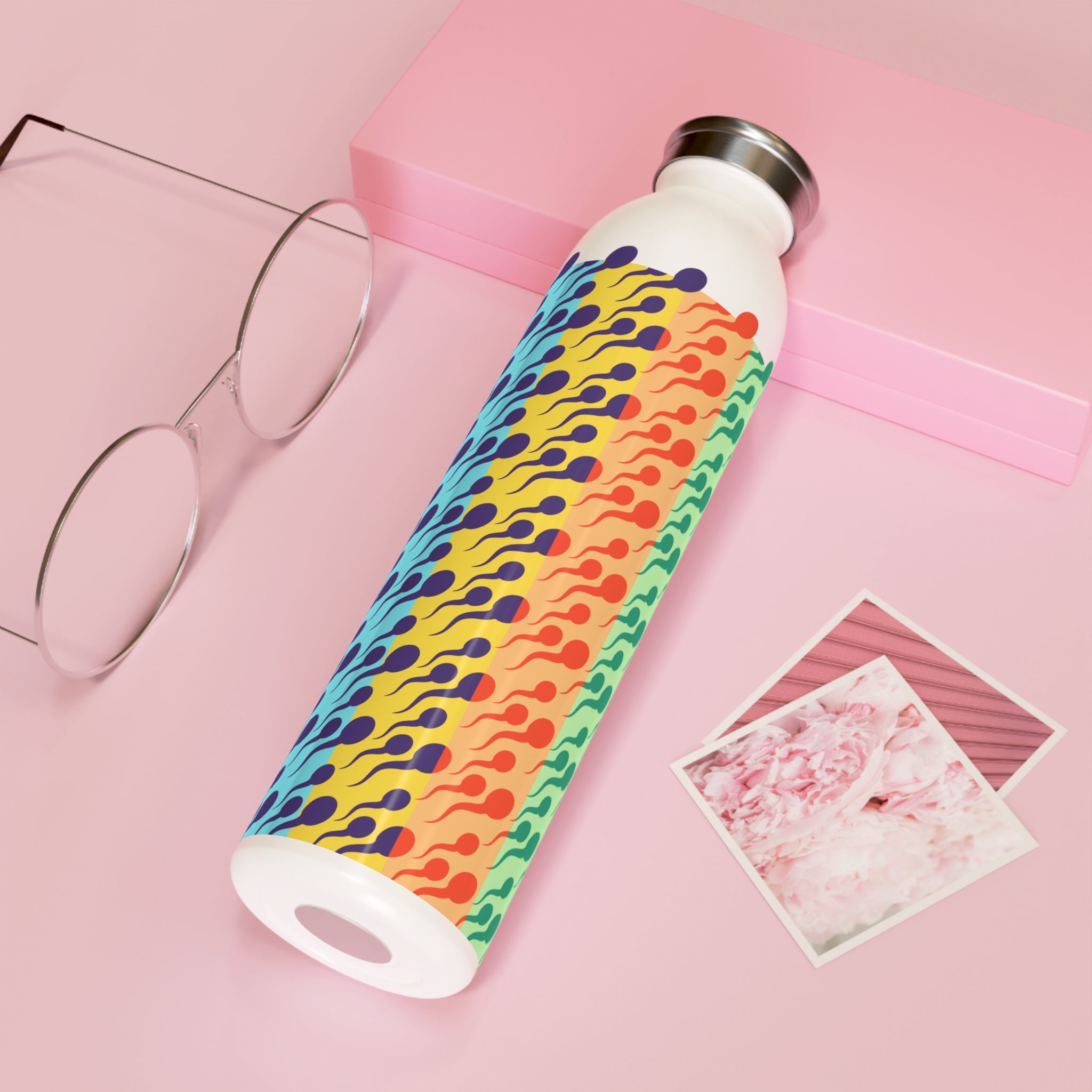 Vibrant Swimmers Stainless Steel Water Bottle