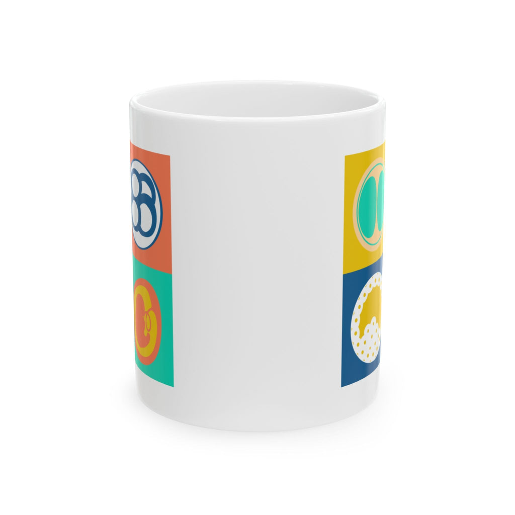 Colorful Beginnings White Glossy Mug
