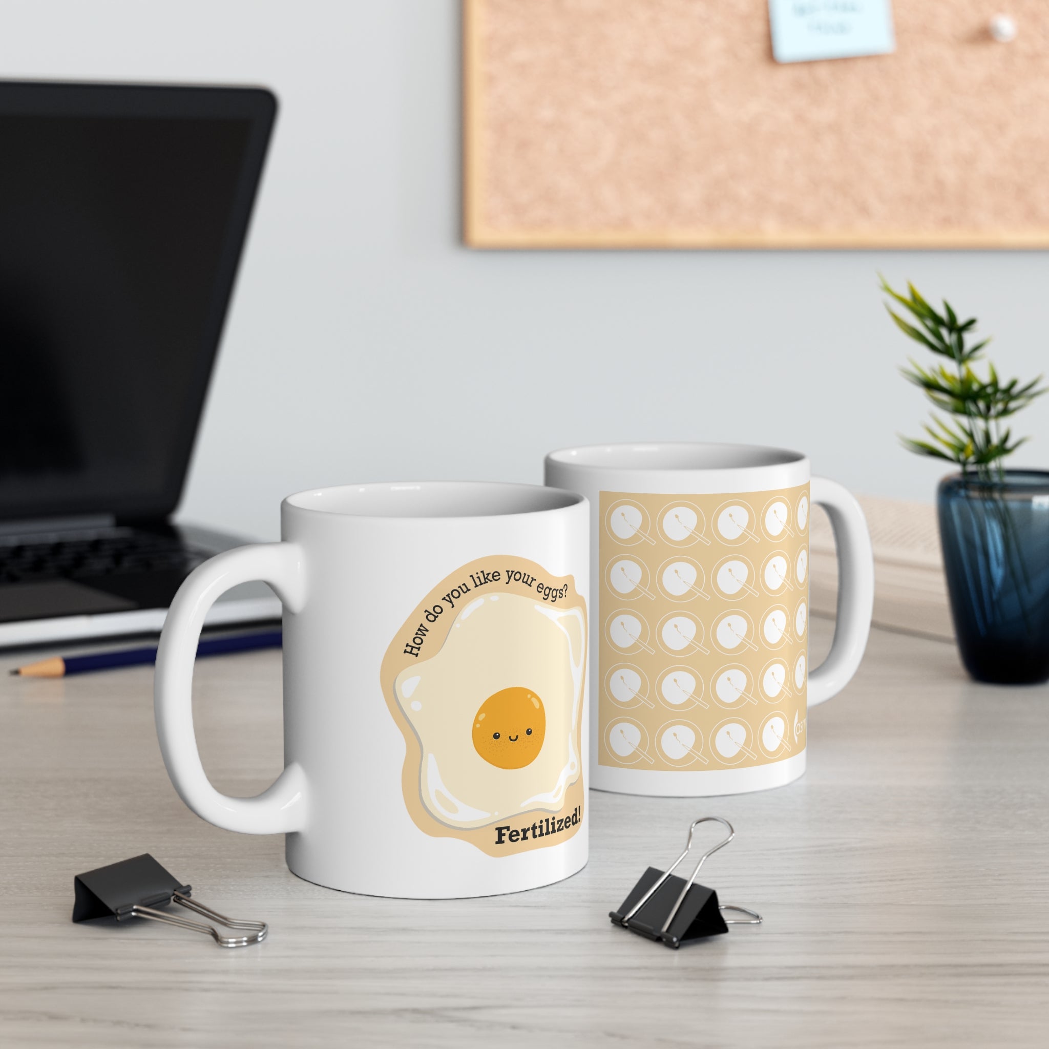 How Do You Like Your Eggs? White Glossy Mug