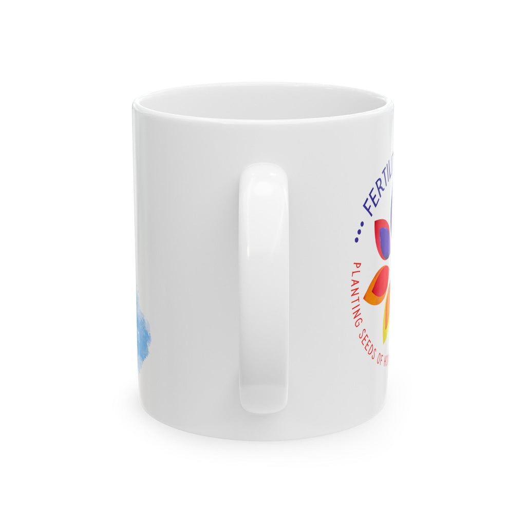 Fertility Nurse Seeds of Hope White Glossy Mug