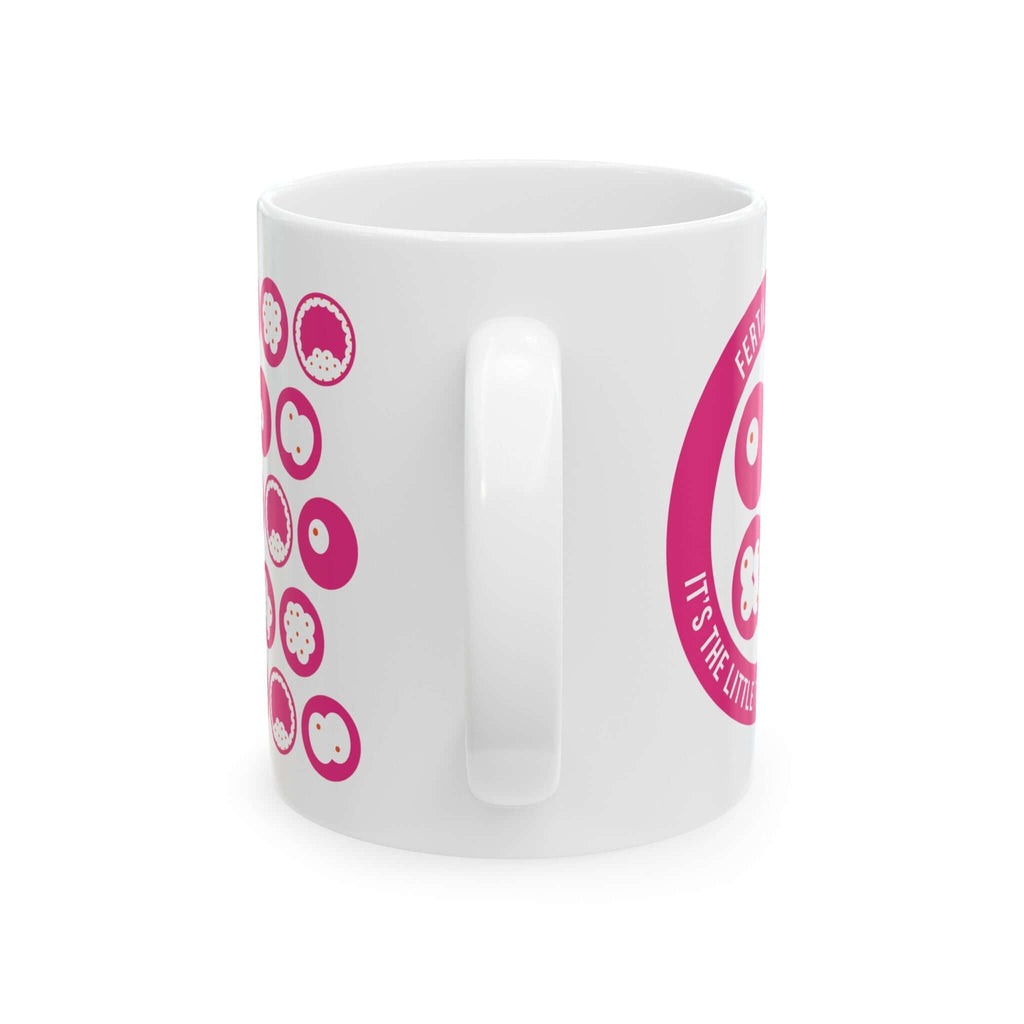 Fertility Nurse Little Things White Glossy Mug