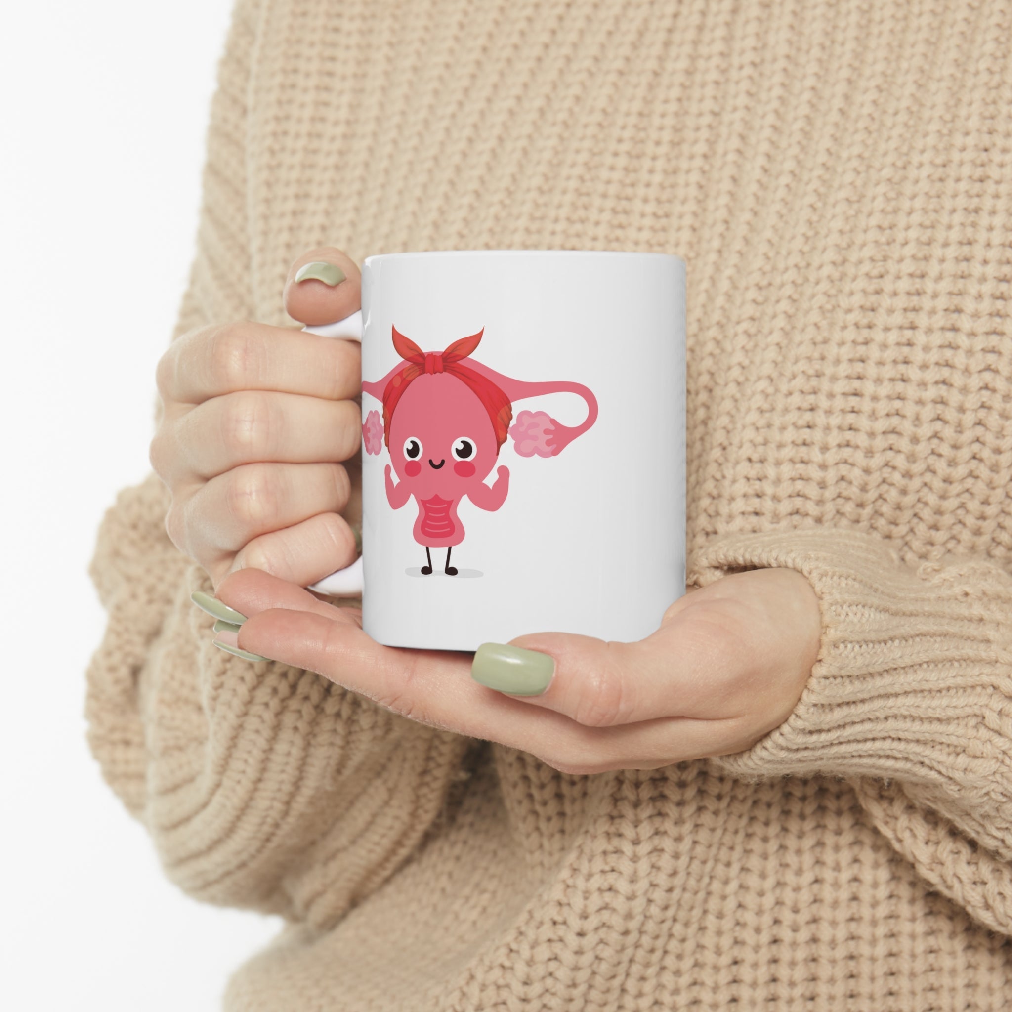 Chloe the Cuterus White Glossy Mug